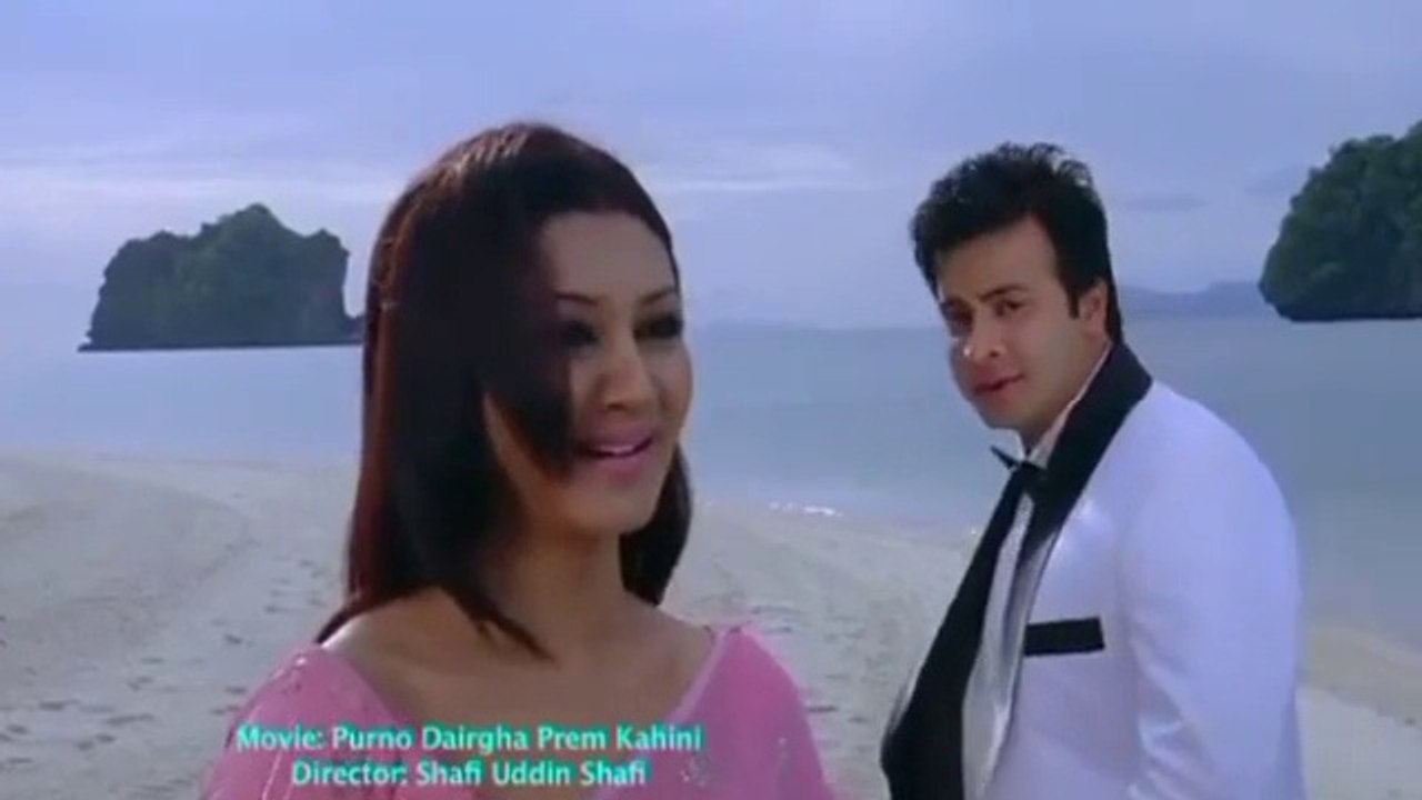 Bangla Movie Song "O Priyo Ami Tomar Hote Chai" Movie "Purnodhorgho Prem Kahini" ft. Sakib Khan, Joya