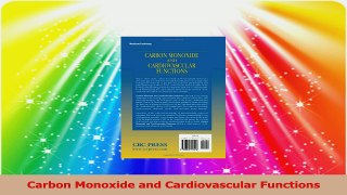 Carbon Monoxide and Cardiovascular Functions Download