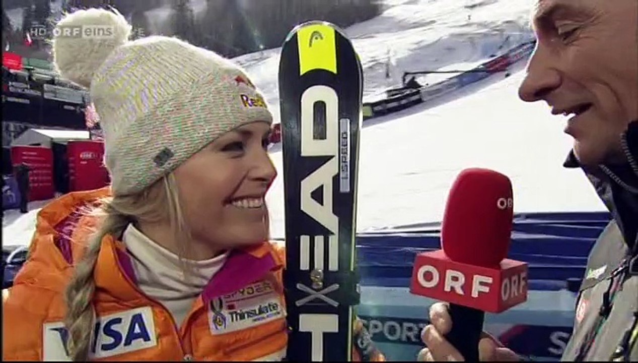 Lindsey Vonn Interview Aspen GS
