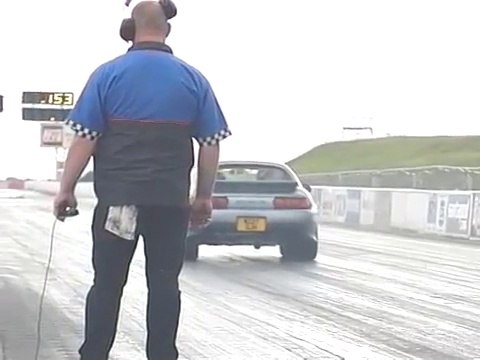 Toyota MR2 Huge Wheelie at Santa Pod