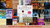 Download  Cuando Tu Llegaste Spanish Edition Ebook Free