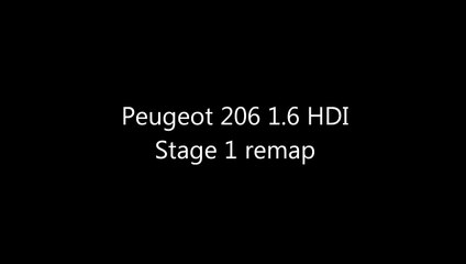 Peugeot 206 1.6 HDI 110 - Stage 1 remap - Acceleration - 1080p