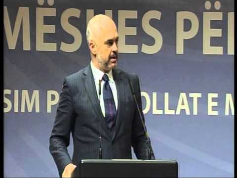 KRYEMINISTRI RAMA PARALAJMERON LUFTE TE ASHPER KUNDER KORRUPSIONIT NE ARSIM LAJM