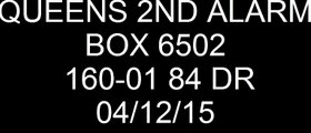 FDNY Radio: Queens 2nd Alarm Box 6502 04/12/15