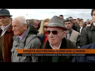 Opozita kujton Pavarësinë dhe Çlirimin - Top Channel Albania - News - Lajme