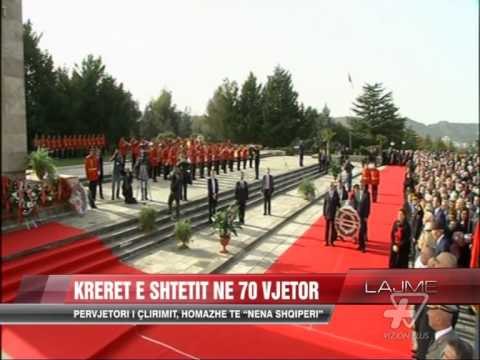 Krerët më të lartë të shtetit urojnë 70-vjetorin - News, Lajme - Vizion Plus