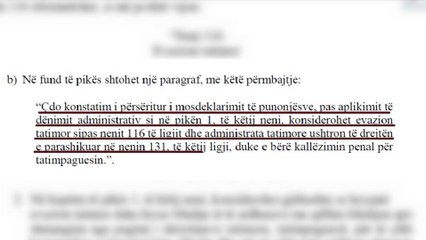 FSHEHJA E TE ARDHURAVE NGA BIZNESMENET, VEPER PENALE