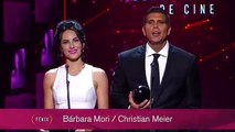 Christian Meier y Bárbara Mori entregan premio en Premios Fénix 2015