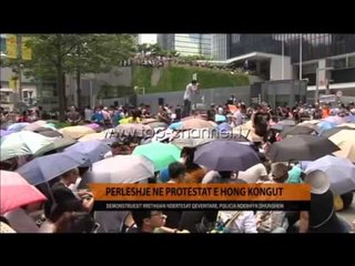 Përleshje në protestat e Hong-Kongut - Top Channel Albania - News - Lajme