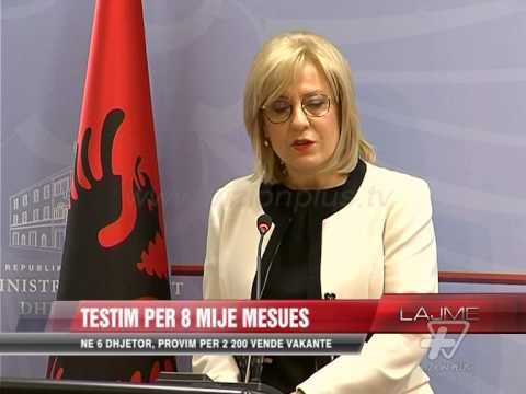 Testim për 8 mijë mësues - News, Lajme - Vizion Plus
