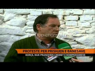Korçë, protestë për prishjen e banesave - Top Channel Albania - News - Lajme