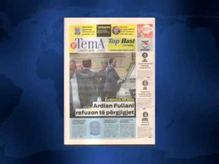 SHTYPI I DITES ME TITUJT KRYESORE TE FAQEVE TE PARA TE GAZETAVE SHQIPTARE E MARTE 2 DHJETOR 2014