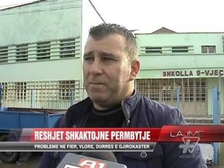 Reshjet shkaktojnë përmbytje - News, Lajme - Vizion Plus