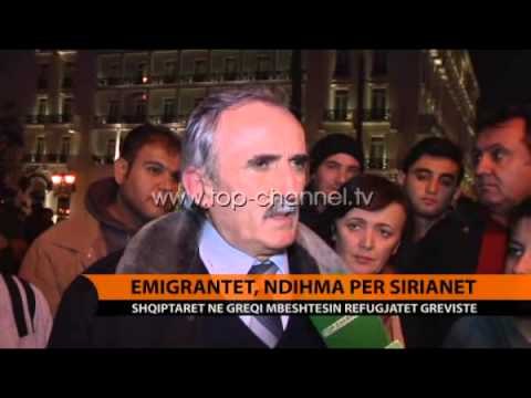 Emigrantët shqiptarë, ndihma për refugjatët sirianë në Athinë - Top Channel Albania - News - Lajme