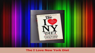 Read  The I Love New York Diet Ebook Free