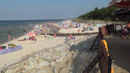 PLAŻA PRZY UJŚCIU KANAŁU KARWIANKA W KARWI