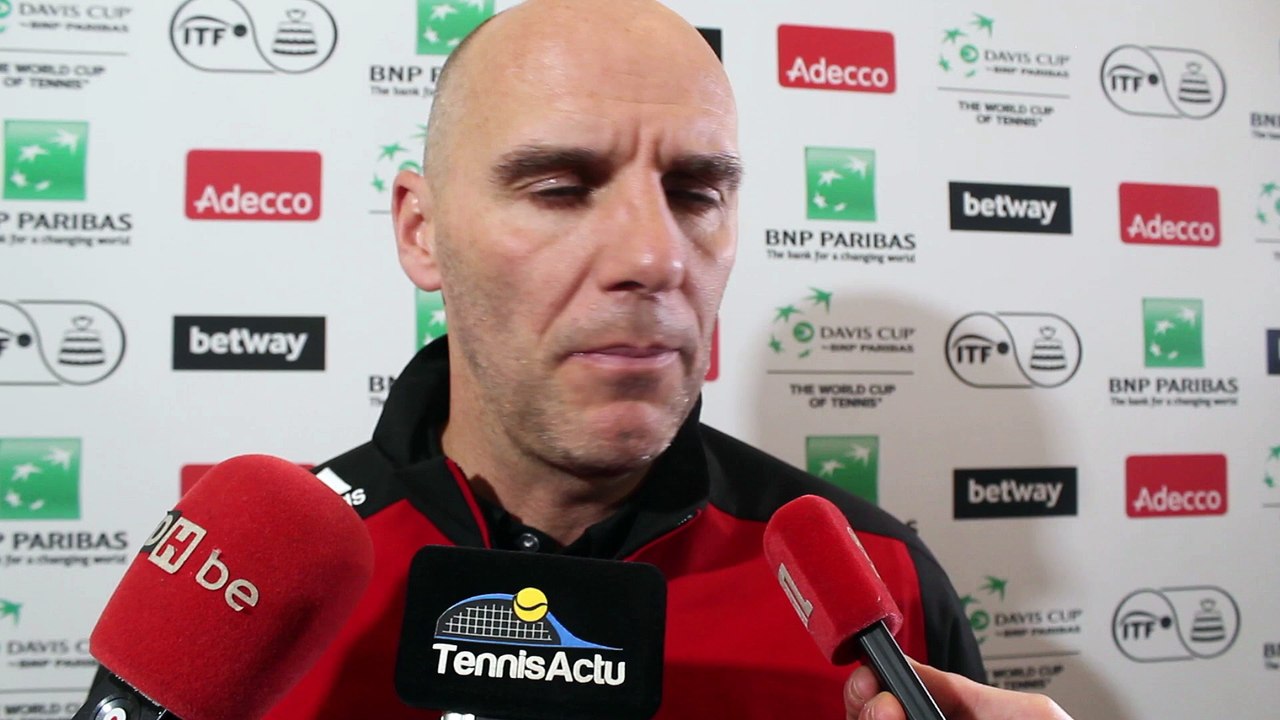 Coupe Davis 2015 - Johan Van Herck : "J'ai mon double en tête"