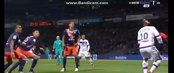 Alexandre Lacazette Amaizing Goal - Lyon 1-2 Montpellier - 27-11-2015