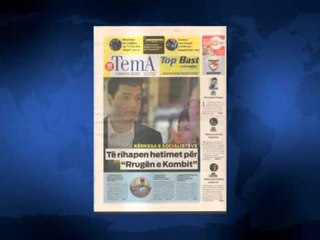 SHTYPI I DITES ME TITUJT KRYESORE TE FAQEVE TE PARA TE GAZETAVE SHQIPTARE E PREMTE 5 DHJETOR 2014