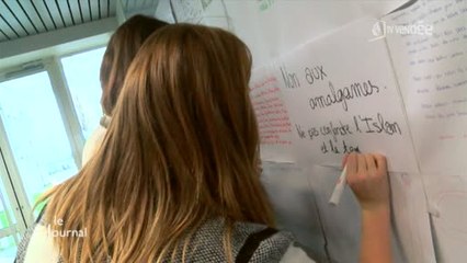 Attentats : Un lycée vendéen crée un mur d'expression libre