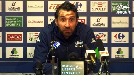 Bayonne - Béziers : la réaction d'après match de Vincent Etcheto