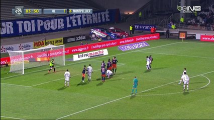 Coup franc de Ghezzal contre Montpellier