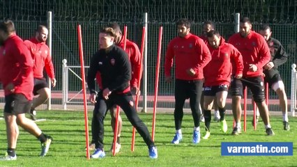L'entraînement du RCT avant Clermont