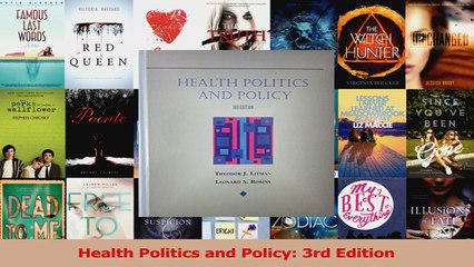 PDF Download  Health Politics and Policy 3rd Edition Read Online