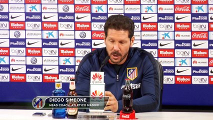 13ej. - Simeone : "Notre stratégie est la même depuis des années"