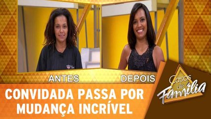 Convidada passa por transformação incrível