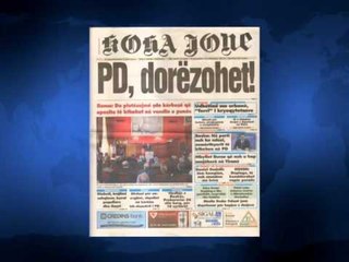 SHTYPI I DITES ME TITUJT KRYESORE TE FAQEVE TE PARA TE GAZETAVE SHQIPTARE E PREMTE 12 DHJETOR 2014