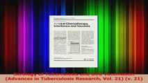 Serology of Tuberculosis and BCG Vaccination Advances in Tuberculosis Research Vol 21 Download