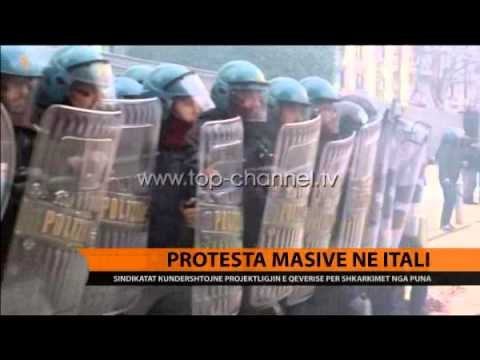 Itali, grevë e përgjithshme e sindikatave të punës - Top Channel Albania - News - Lajme