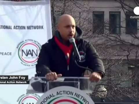 RRITET VALA E PROTESTAVE NE SHBA KUNDER VRASJES SE DY PERSONAVE ME NGJYRE NGA POLICIA LAJM