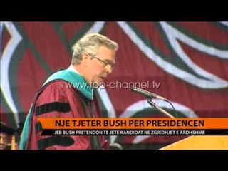 Descargar video: Një tjetër Bush për Presidencën - Top Channel Albania - News - Lajme