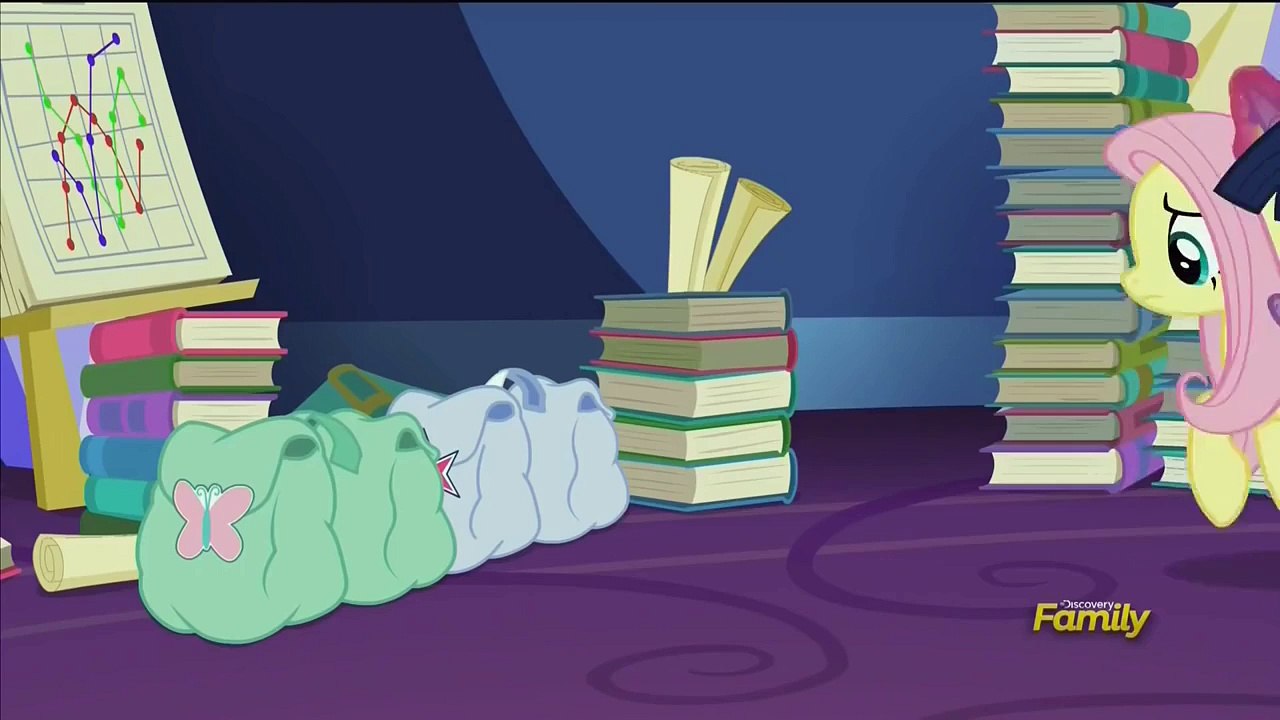 MLP_ FiM - Fluttershy - You said books twice. - The Hooffields and McColts