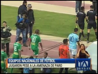 A pesar de la amenaza de paro, el campeonato no se detuvo