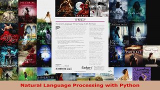 Read  Natural Language Processing with Python EBooks Online