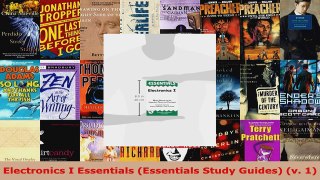 Read  Electronics I Essentials Essentials Study Guides v 1 EBooks Online