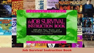 Read  Job Survival Instruction Book Ebook Free