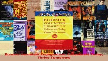 Download  Boomer Volunteer Engagement Collaborate Today Thrive Tomorrow EBooks Online