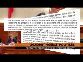 Zgjidhet ngërçi i politikës - Top Channel Albania - News - Lajme
