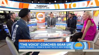 ‘Voice’ Coaches Trade Jokes, Gwen Opens Up About New Song | TODAY