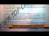 Merr fund bojkoti i opozitës - Top Channel Albania - News - Lajme
