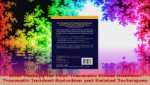 Read  Brief Therapy for PostTraumatic Stress Disorder Traumatic Incident Reduction and Related Ebook Free