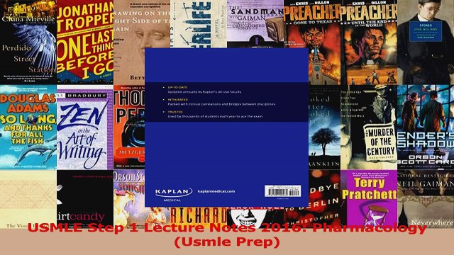 USMLE Step 1 Lecture Notes 2016 Pharmacology Usmle Prep PDF