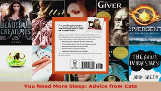 Read  You Need More Sleep Advice from Cats PDF Online