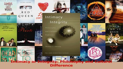 Read  Intimacy or Integrity Philosophy and Cultural Difference Ebook Free
