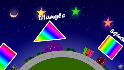 twinkle twinkle little star learn basic shapes for children Full animated cartoon english catoonTV!