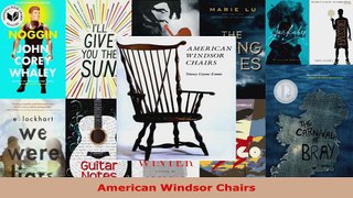 Read  American Windsor Chairs Ebook Free